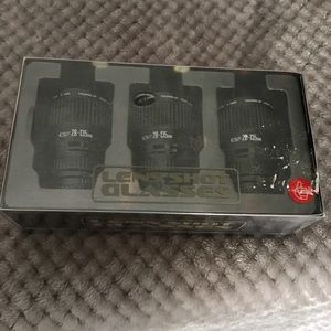 Lens shot glasses